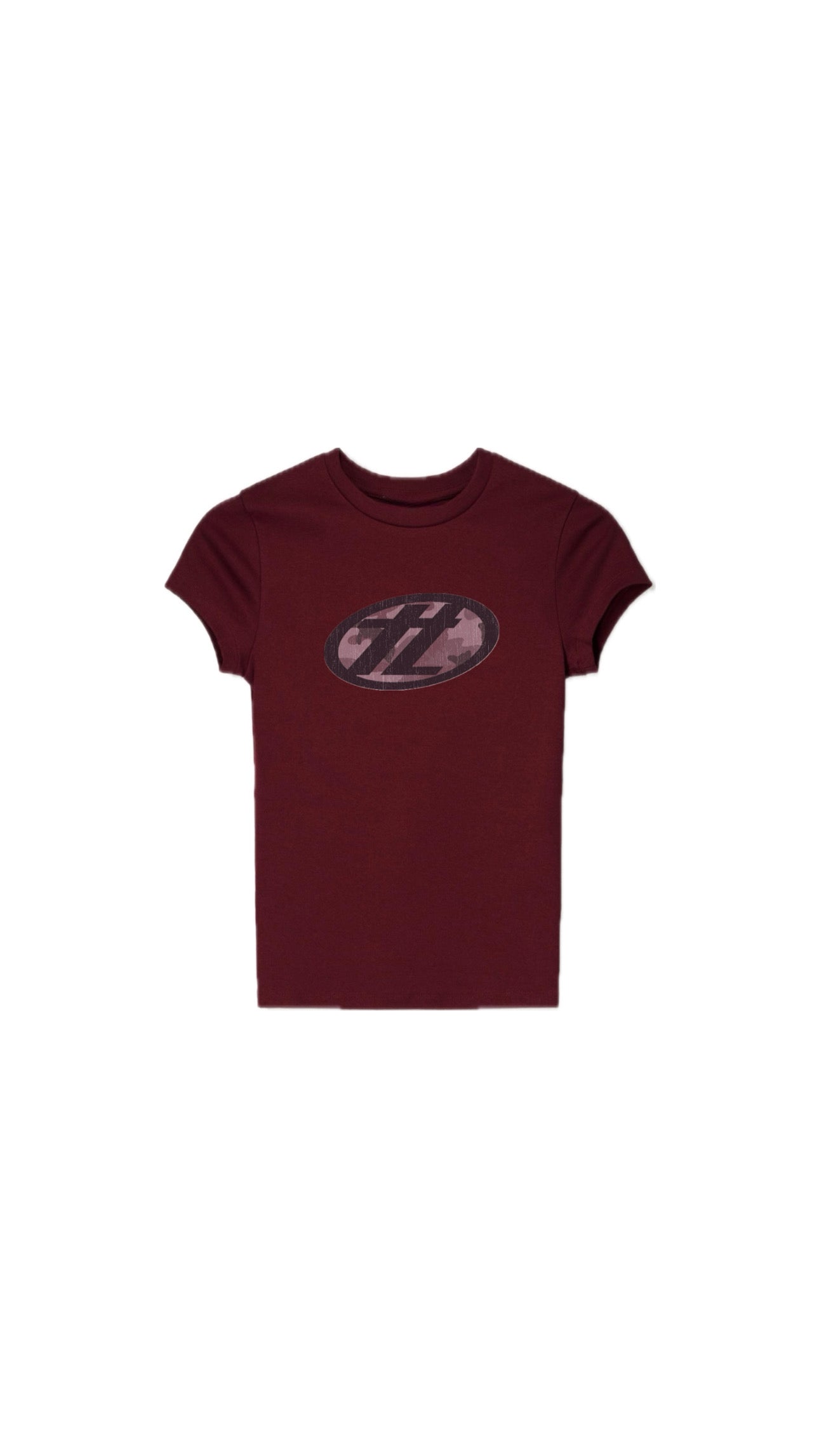 Baby icon tee garnet