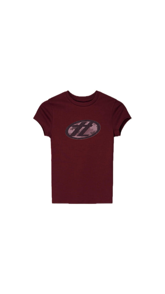 Baby icon tee garnet